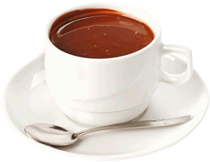Густой горячий шоколад с какао