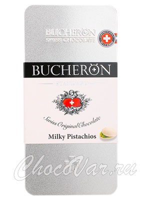 Шоколад Bucheron молочный с фисташками 100 гр
