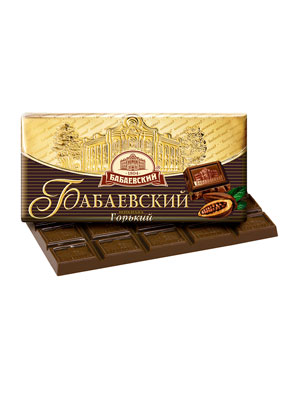 Шоколад Бабаевский горький 100 гр