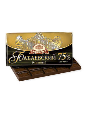 Шоколад Бабаевский Элитный 75% 100 гр