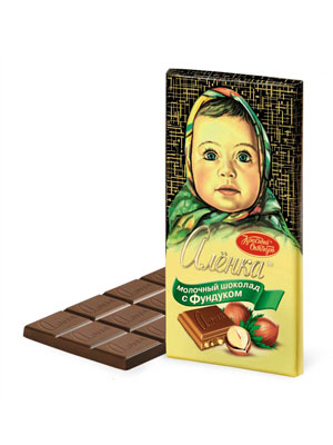 Шоколад Красный Октябрь Аленка с фундуком 100 гр