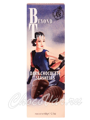 Шоколад Belgian Beyond time ракушки горький 60 гр