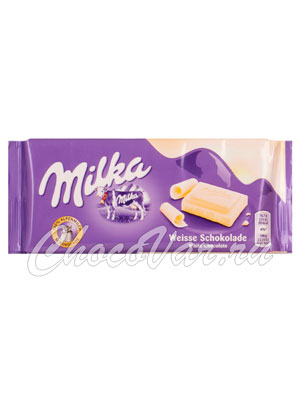 Шоколад Milka белый шоколад 100 гр