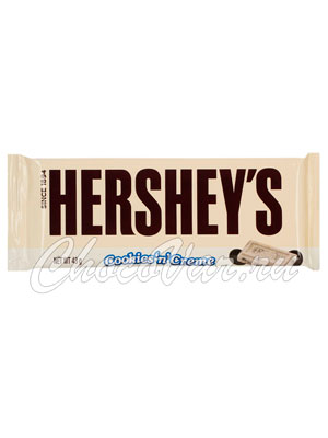 Шоколад Hersheys Cookies Creme Bar 43 гр