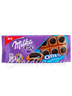 Шоколад Milka Oreo Sandwich 100 гр