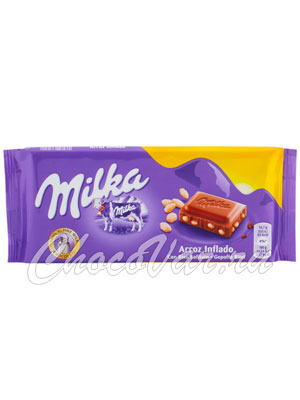 Шоколад Milka Crispy Rice 100 гр