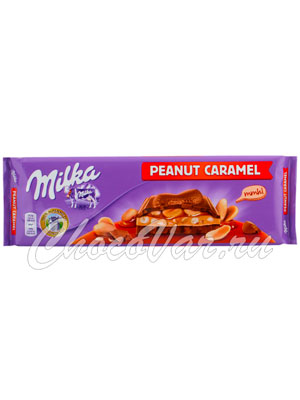 Шоколад Milka Peanut Caramel 270 гр