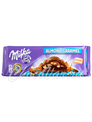 Шоколад Milka Almond Caramel 300 гр