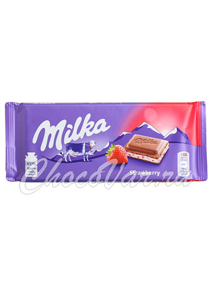 Шоколад Milka Strawberry 100 гр