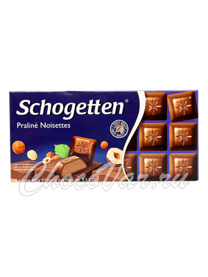 Шоколад Schogetten Praline Noisettes 100 гр